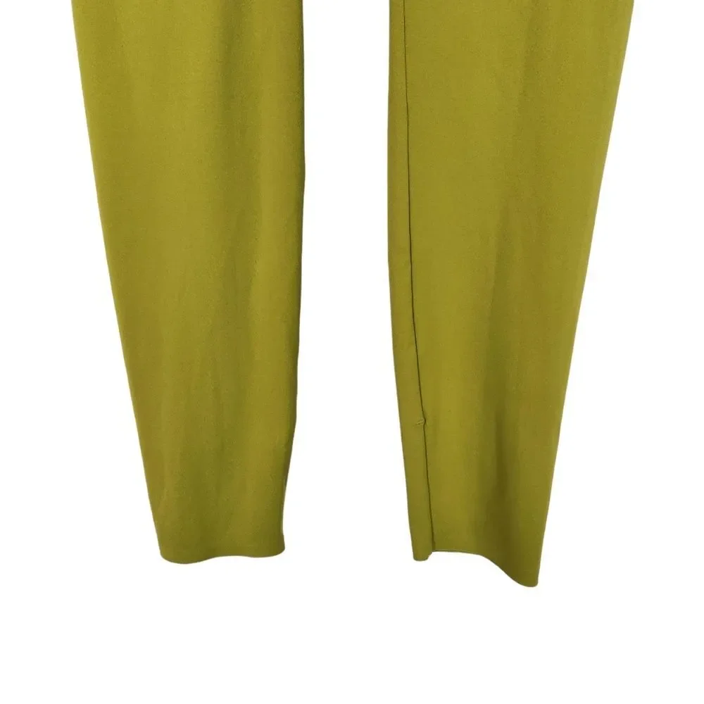 ZYIA Pants Womens 2 Chartreuse Green Pistachio Luxe 7/8 24" Active Leggings - Picture 5 of 10